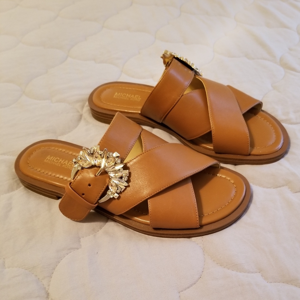 Michael Kors NWOT Frieda Slides